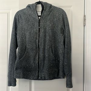 Lululemon speckled full-zip hoodie - size 8